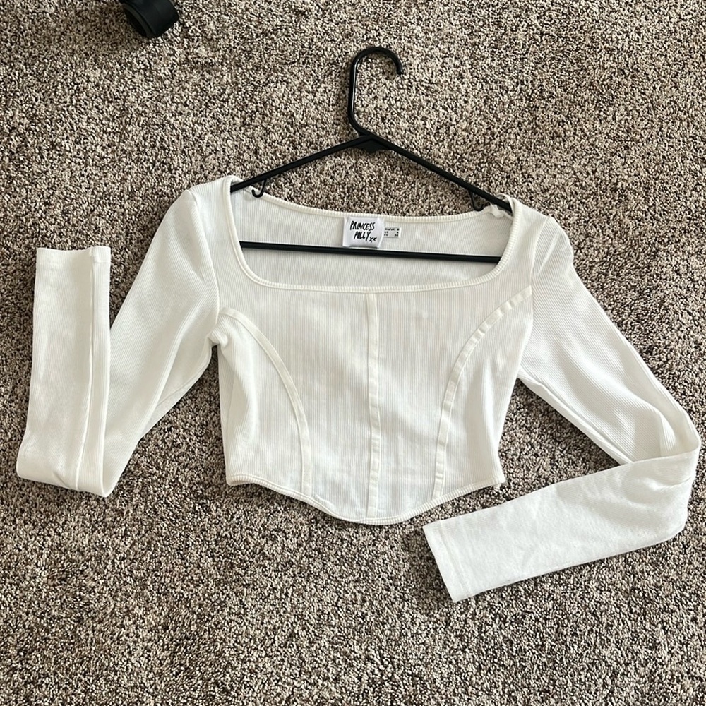 Princess Polly - Kaeshia Rib Long Sleeve Bustier